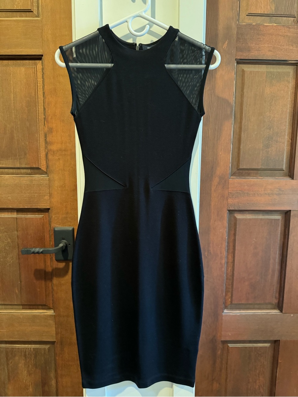 French Connection Fitted Dress Black size 2